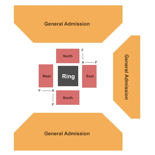 MMA Seating Map Seating Chart