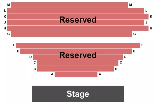 ENDSTAGE Seating Map Seating Chart