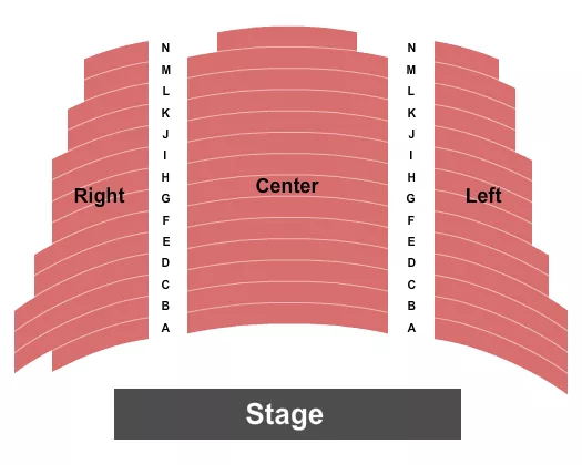 END STAGE Seating Map Seating Chart