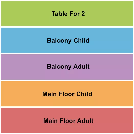 MF BALCONY TABLE 2 Seating Map Seating Chart
