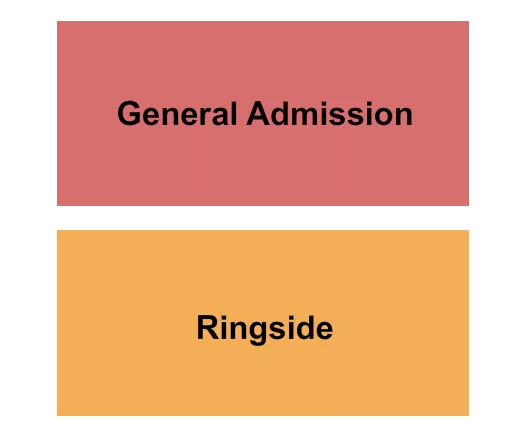 GA RINGSIDE Seating Map Seating Chart