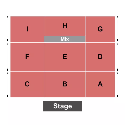 ENDSTAGE Seating Map Seating Chart