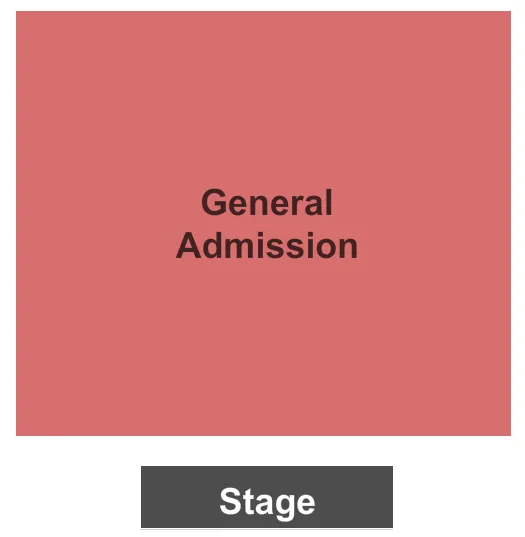 END STAGE GA Seating Map Seating Chart