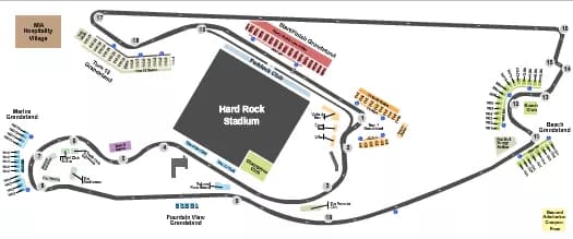 FORMULA 1 Seating Map Seating Chart