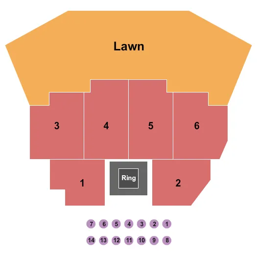 BOXING Seating Map Seating Chart