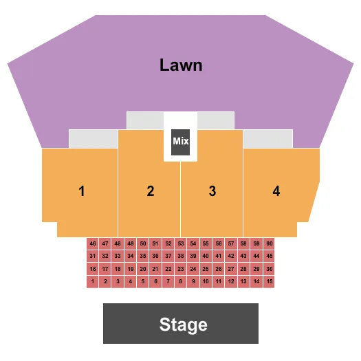 ENDSTAGE TABLES 2 Seating Map Seating Chart