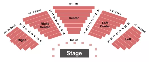 MITZI E NEWHOUSE THEATER AT LINCOLN CENTER ENDSTAGE 2 Seating Map Seating Chart