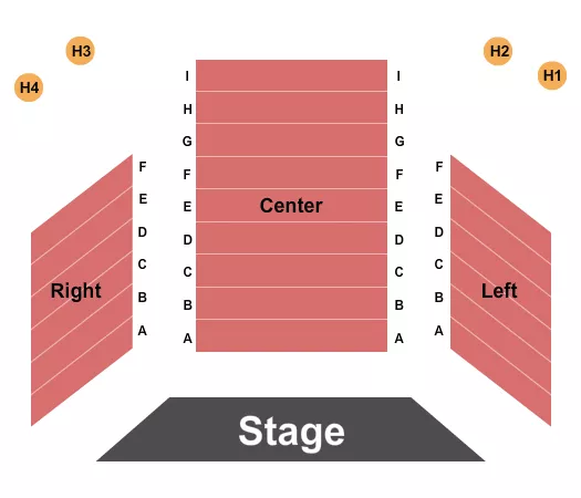 ENDSTAGE Seating Map Seating Chart