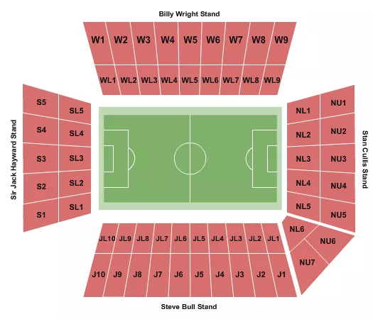 SOCCER STATIC Seating Map Seating Chart