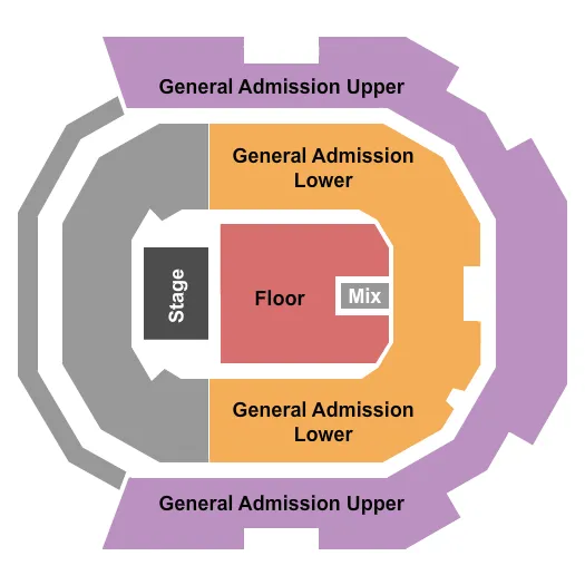 GA BY LEVEL Seating Map Seating Chart