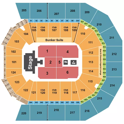 MANA Seating Map Seating Chart