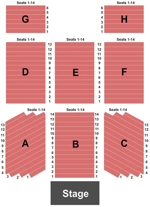 ENDSTAGE 3 Seating Map Seating Chart