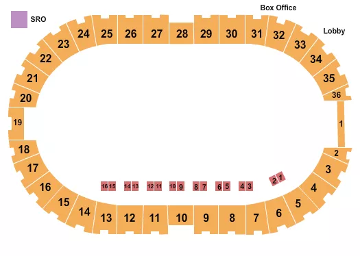 NATIONAL WESTERN STOCK SHOW Seating Map Seating Chart