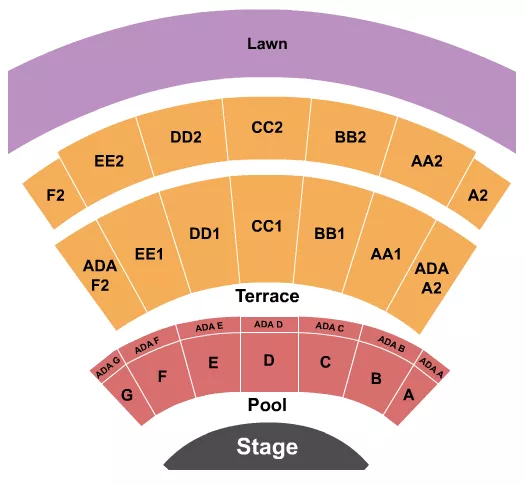 NEAL S BLAISDELL CENTER TOM MOFFATT WAIKIKI SHELL ENDSTAGE 4 Seating Map Seating Chart