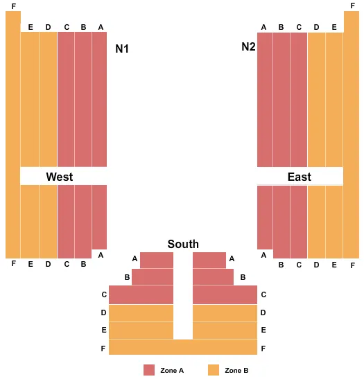NEUHAUS STAGE ALLEY THEATRE THRUST Seating Map Seating Chart