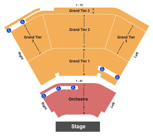 ENDSTAGE 2 Seating Map Seating Chart