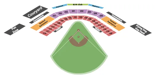 NYMEO FIELD Seating Map Seating Chart