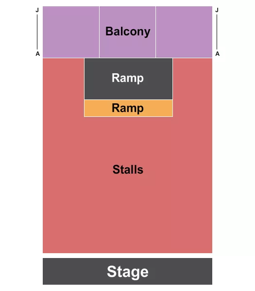 ENDSTAGE GA FLOOR Seating Map Seating Chart