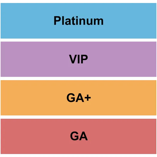 GA VIP PLATINUM Seating Map Seating Chart