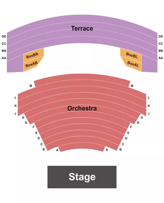 ENDSTAGE Seating Map Seating Chart