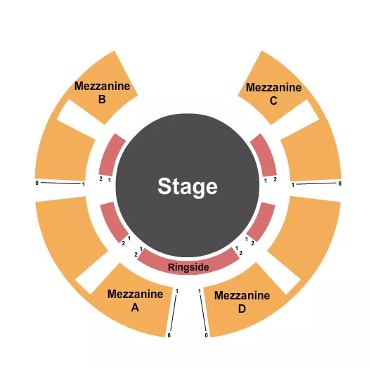 CIRQUE MACEO Seating Map Seating Chart