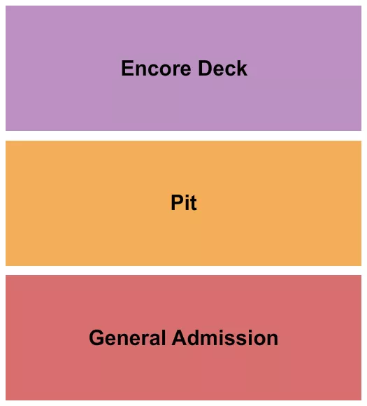 GA PIT DECK Seating Map Seating Chart