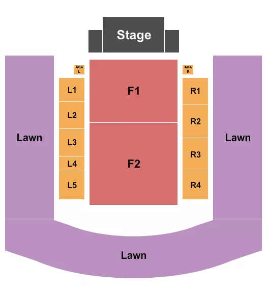 PENTATONIX Seating Map Seating Chart