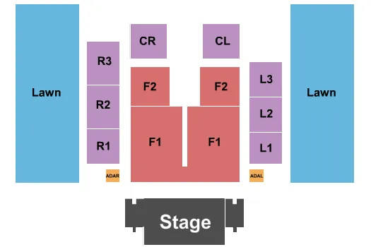 ENDSTAGE 3 Seating Map Seating Chart