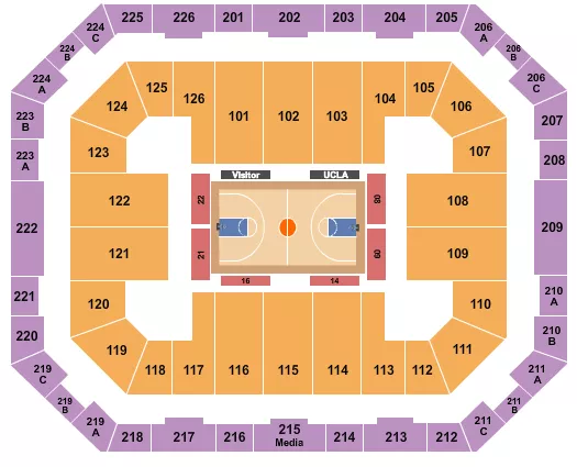 BASKETBALL Seating Map Seating Chart