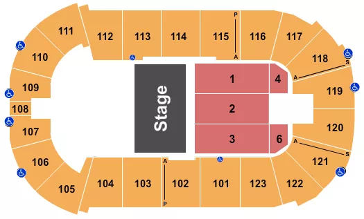HALF HOUSE 3 Seating Map Seating Chart