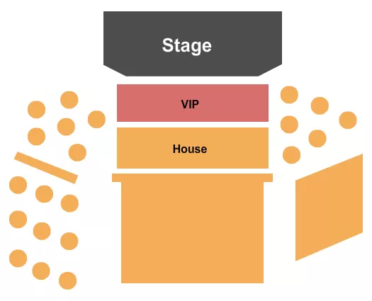 ENDSTAGE GA VIP Seating Map Seating Chart