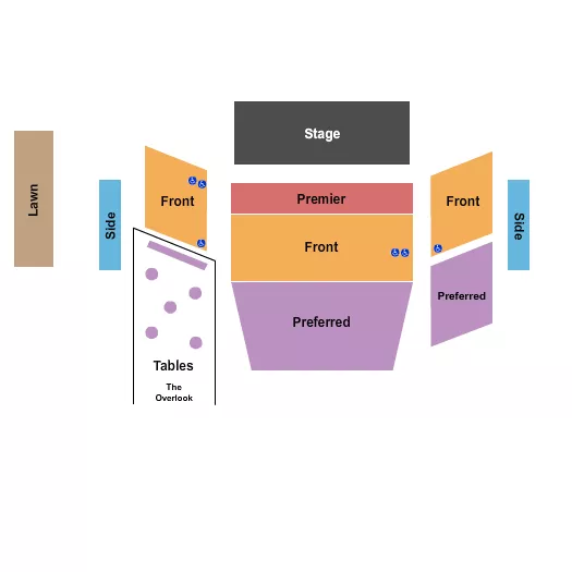 ENDSTAGE GA Seating Map Seating Chart