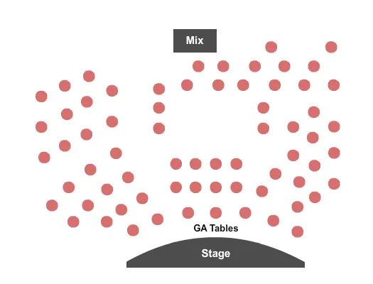 THE LOFT AT PECHANGA RESORT CASINO GA TABLES Seating Map Seating Chart