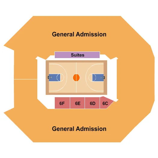 BASKETBALL WPIAL Seating Map Seating Chart