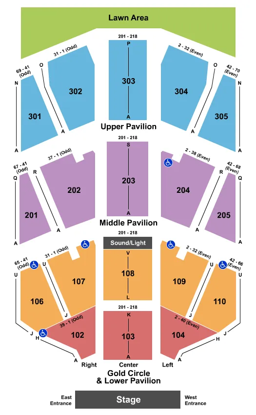 ENDSTAGE 2 Seating Map Seating Chart