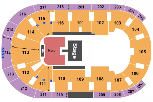 ALAN CAVE Seating Map Seating Chart