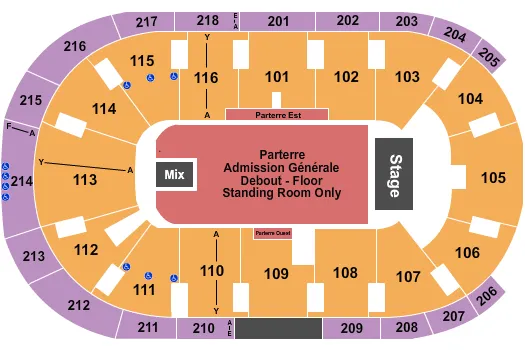 KYGO Seating Map Seating Chart