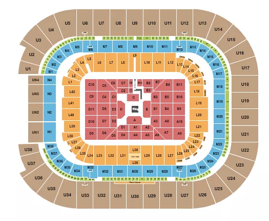 BOXING Seating Map Seating Chart