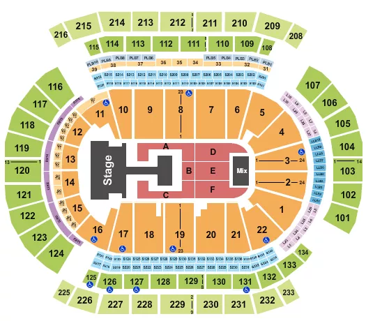 IVE Seating Map Seating Chart