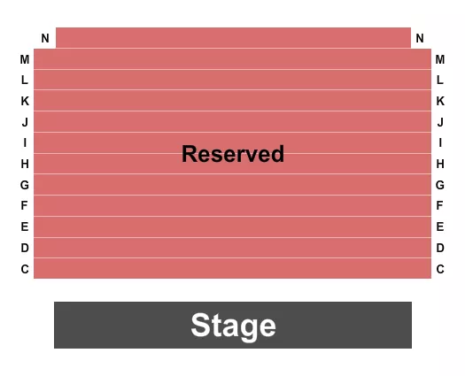 ENDSTAGE Seating Map Seating Chart
