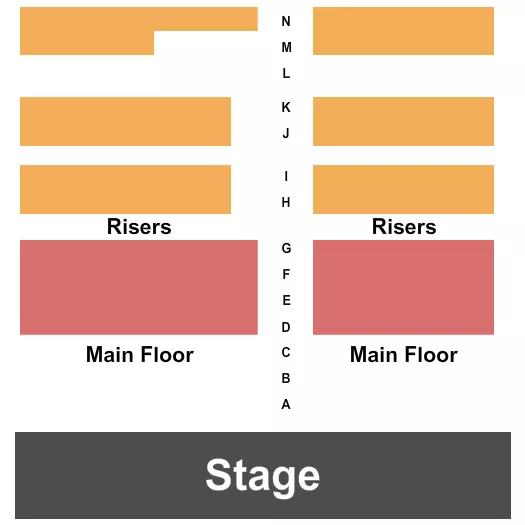 ENDSTAGE Seating Map Seating Chart