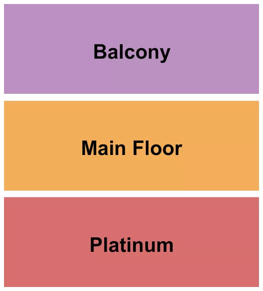 PLATINUM MF BALCONY Seating Map Seating Chart