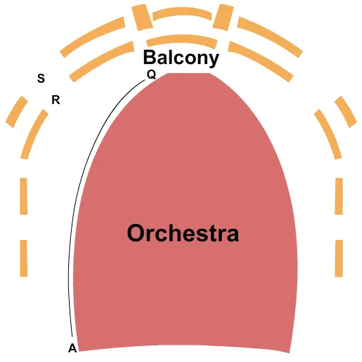 END STAGE Seating Map Seating Chart
