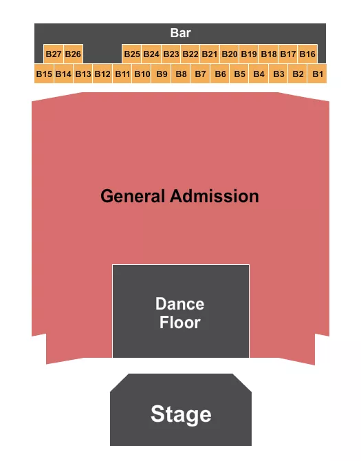 ENDSTAGE DANCE FLOOR Seating Map Seating Chart