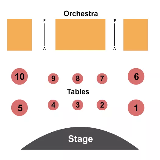 RSV TABLES Seating Map Seating Chart