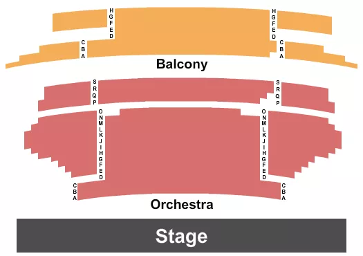 ENDSTAGE Seating Map Seating Chart