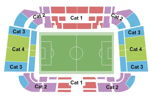 SOCCER Seating Map Seating Chart