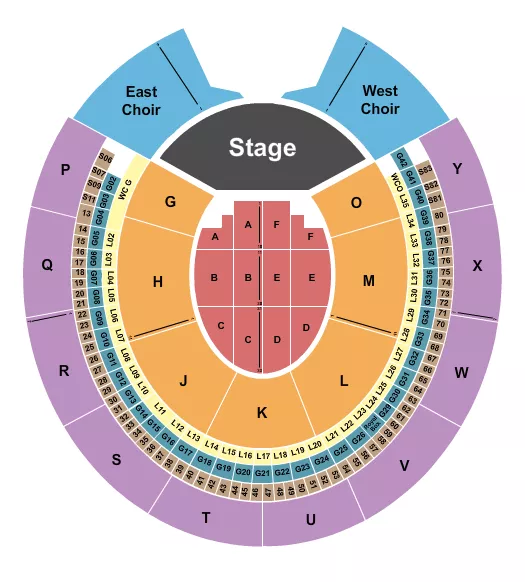 ENDSTAGE 3 Seating Map Seating Chart