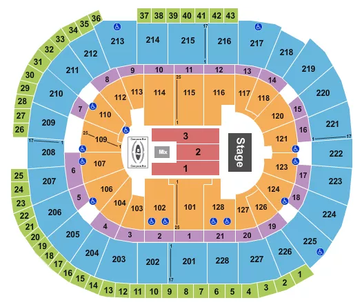 CARIN LEON Seating Map Seating Chart