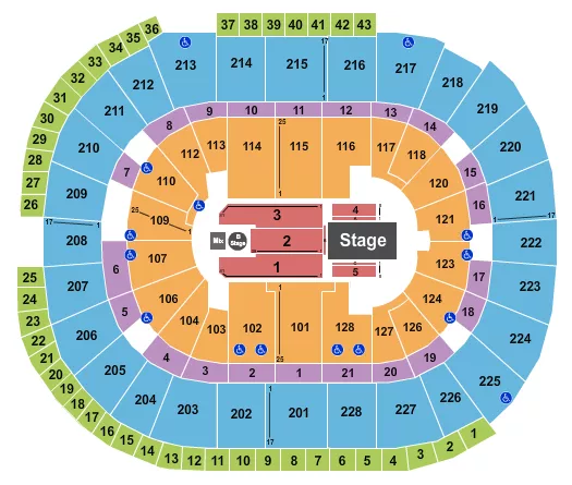 DANCING WITH THE STARS Seating Map Seating Chart